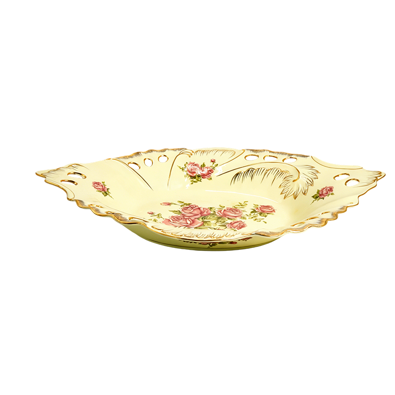 欧式复古陶瓷果盘