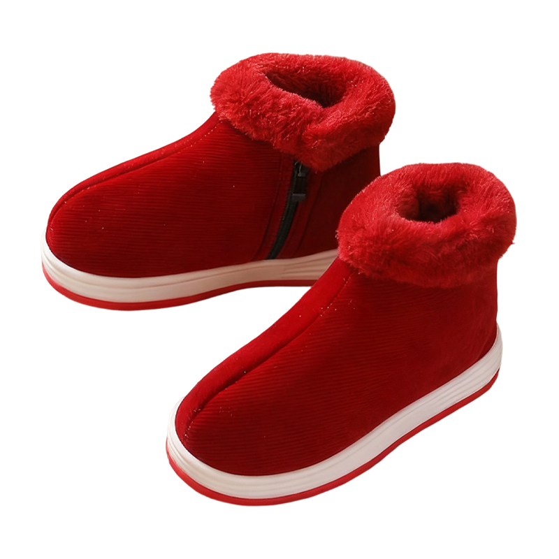 棉鞋，室内家居毛毛绒鞋