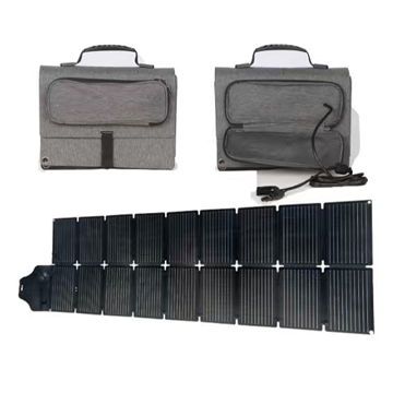 Foldable solar panel with MC4 output, charger for camping, mobile phones and tablets, 200W