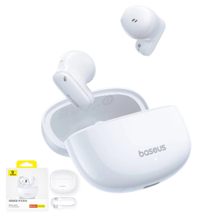E10 True Wireless Bluetooth Earbuds: Semi-In-Ear Active Noise Cancellation, Long Battery Life, Low Latency
