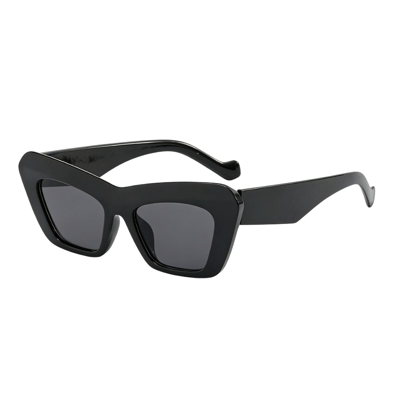 辣妹风窄框猫眼偏光墨镜 防眩光 UV400 复古太阳镜