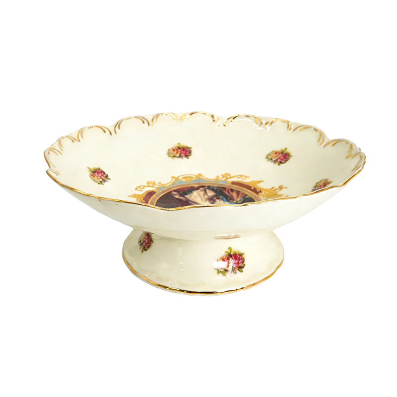 欧式复古陶瓷果盘