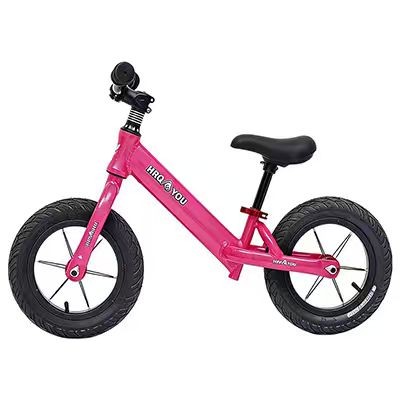Children's balance bike with pneumatic tyres, suitable for children aged 2 to 5 years and older