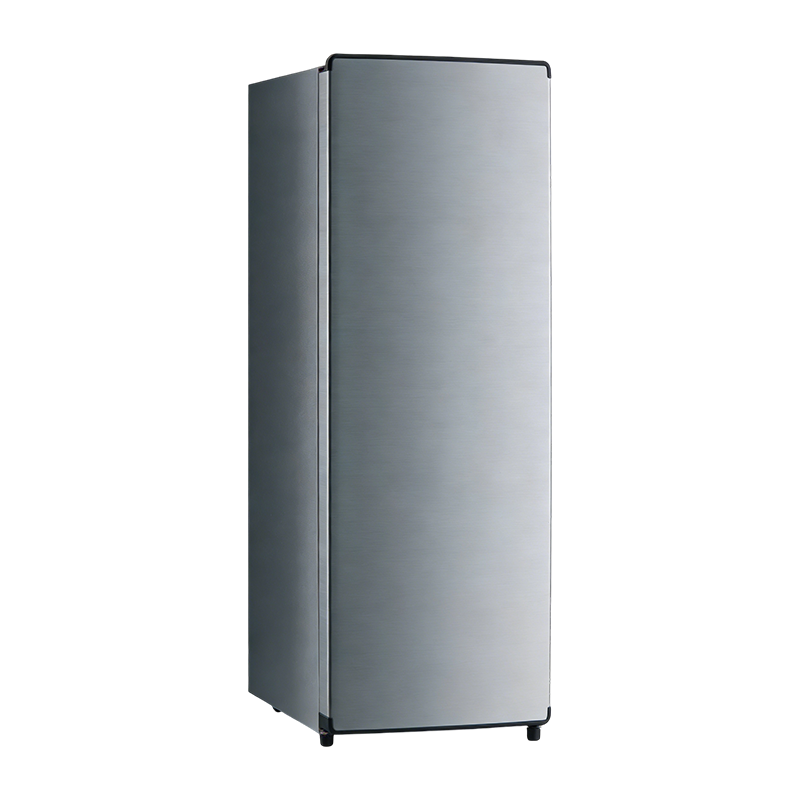 155L 不锈钢单门冰箱 节能静音小户型租房冷藏保鲜冰箱