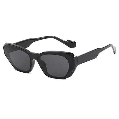 Unique cat-eye sunglasses with polygonal frames Niche sunglasses with UV protection