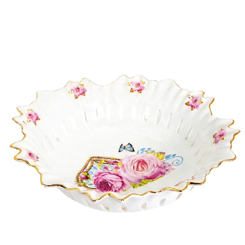 欧式复古陶瓷果盘