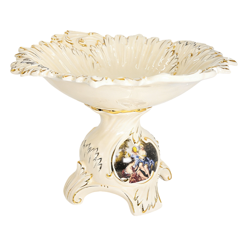 欧式复古陶瓷果盘