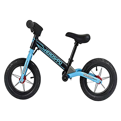 Children's balance bike with pneumatic tyres, suitable for children aged 2 to 5 years and older