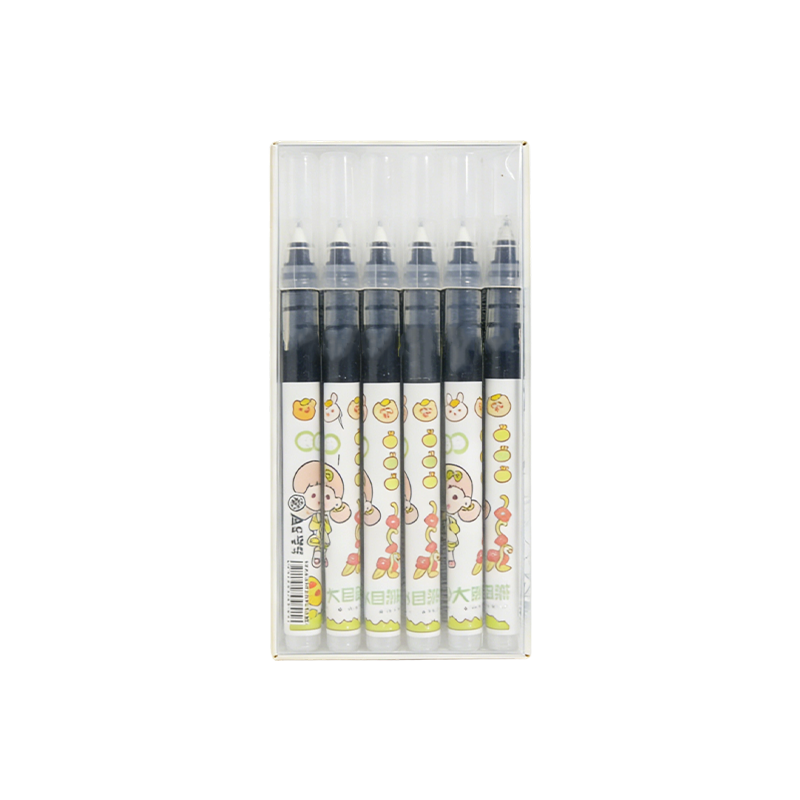 卡通大容量速干中性笔