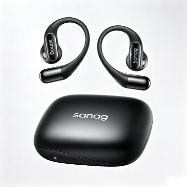 Sanag Headphones with Microphone, Black, G6S