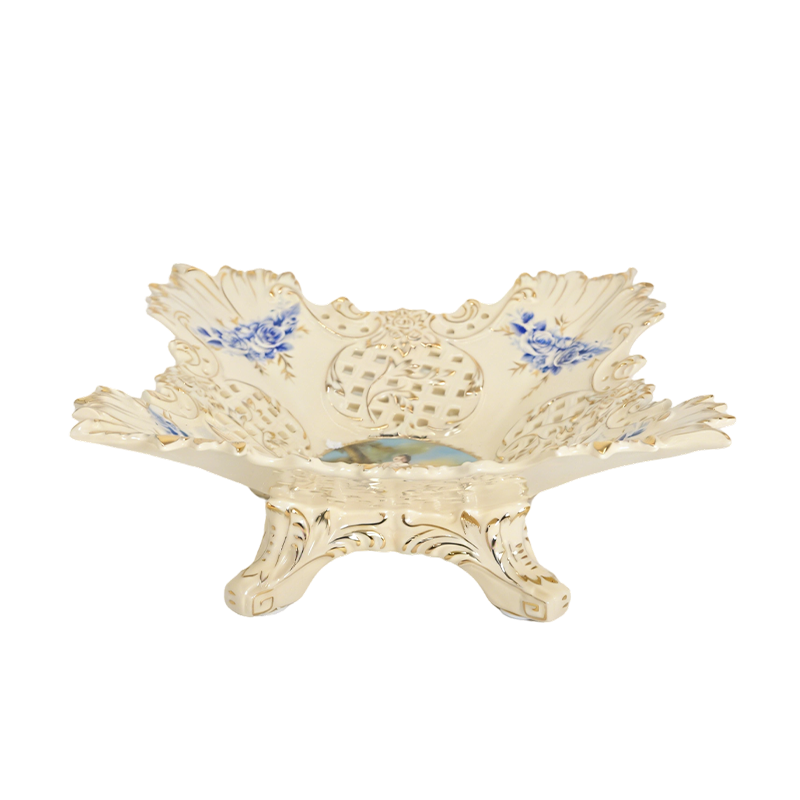 欧式复古陶瓷果盘