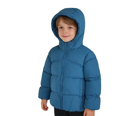 Children's Cotton-Padded Jacket with Hood: Stylish and Warm Fall/Winter Coat
