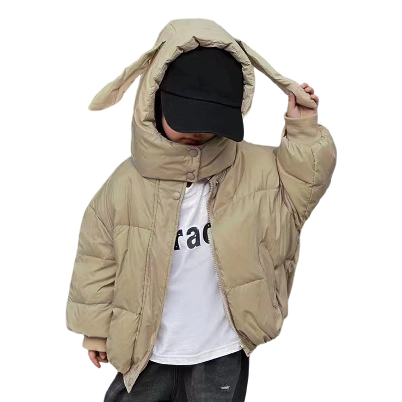 新款儿童宝宝洋气棉衣/加厚冬装羽绒棉袄可爱