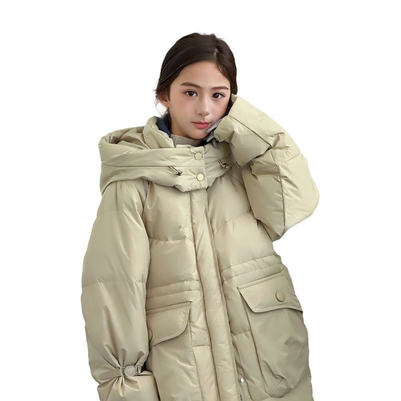 女冬季新款宽松羽绒服