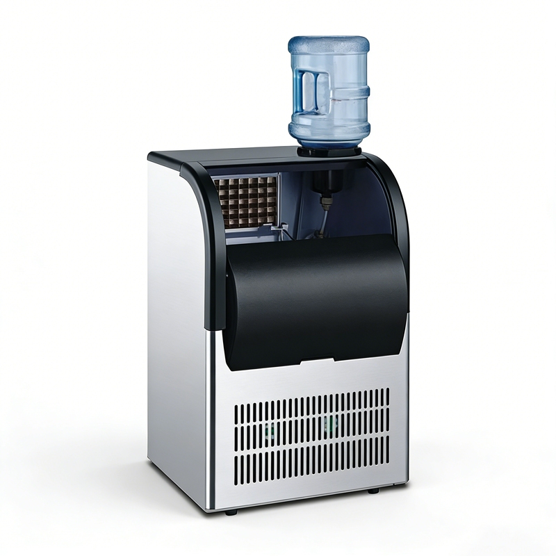 85kg 商用制冰机 桶装水全自动大容量冰块制作机