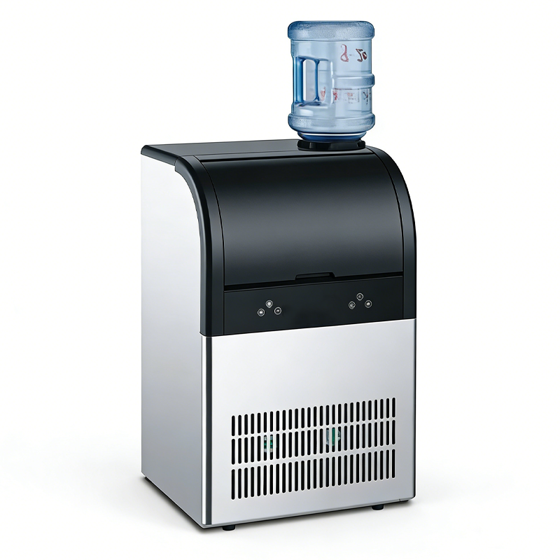 65kg 商用制冰机 桶装水全自动大型冰块制作机