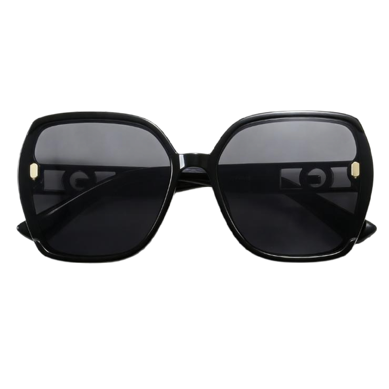 柔雾米白大框偏光墨镜 UV400 防眩光舒适太阳镜